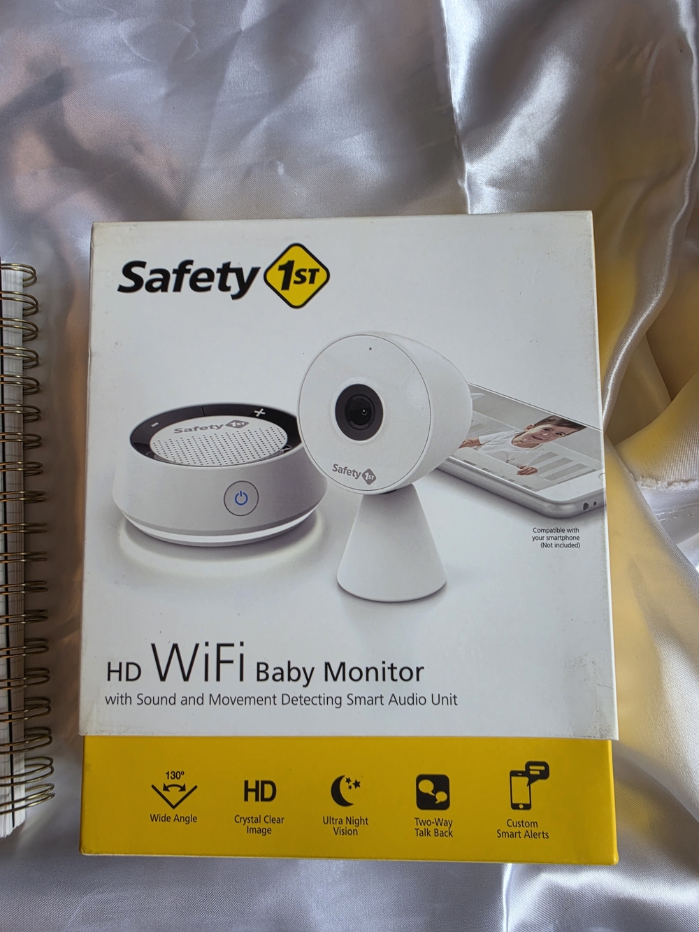 Safety 1st HD WiFi Baby Monitor - White